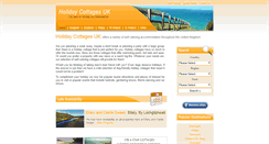 Desktop Screenshot of holidaycottages-uk.com