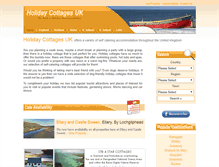 Tablet Screenshot of holidaycottages-uk.com